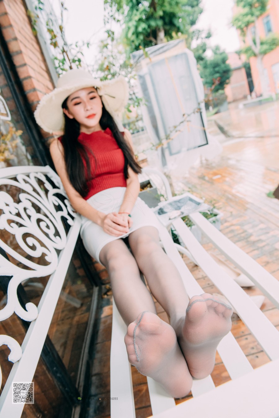 图片[65]-SSA丝社 第007期：nono 偶遇街拍灰丝特辑 – 速更版-美库