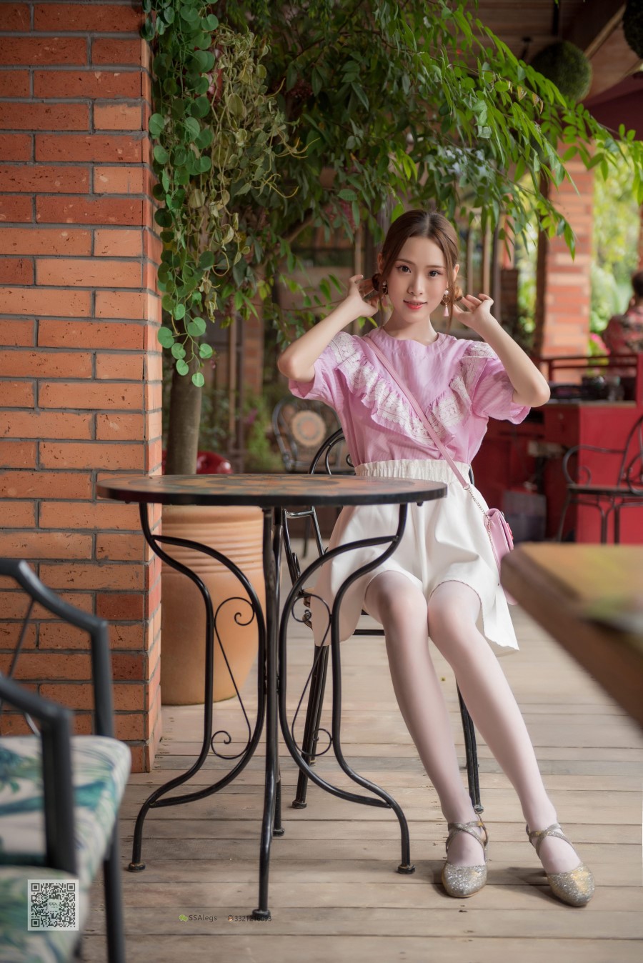 图片[81]-SSA丝社 第009期：超薄5D白色长筒街拍 – 速更版-美库