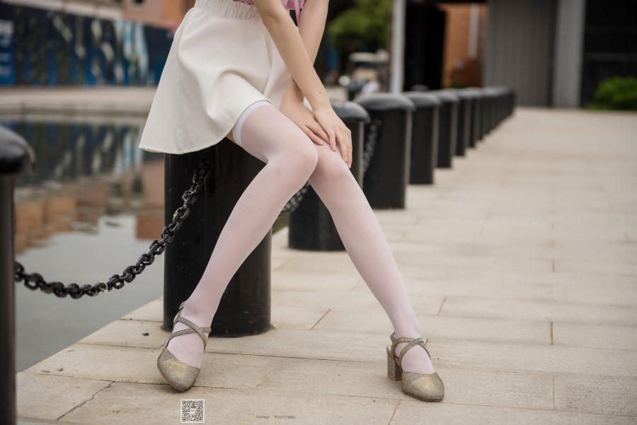 图片[85]-SSA丝社 第009期：超薄5D白色长筒街拍 – 速更版-美库