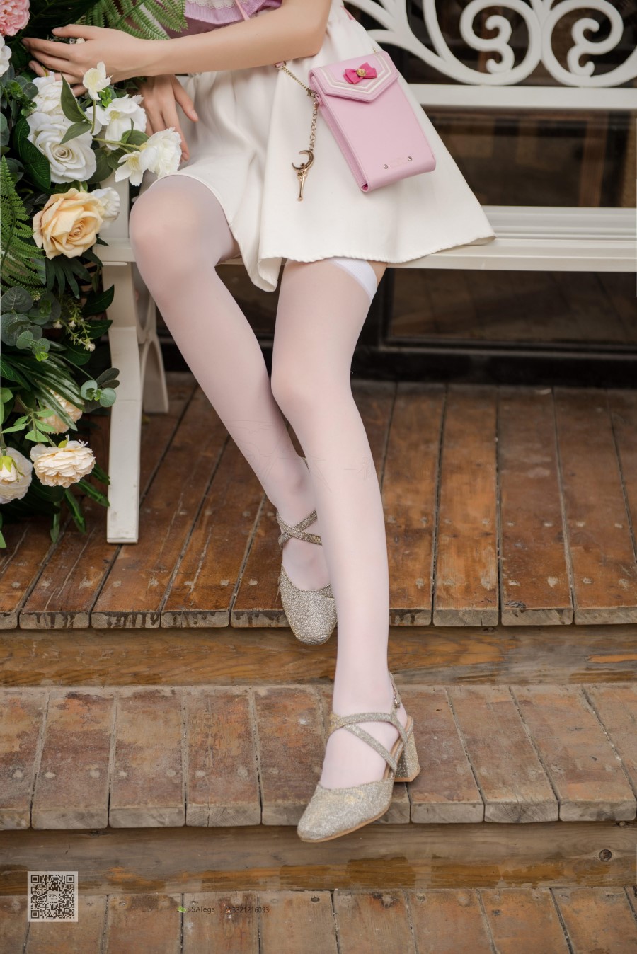 图片[95]-SSA丝社 第009期：超薄5D白色长筒街拍 – 速更版-美库