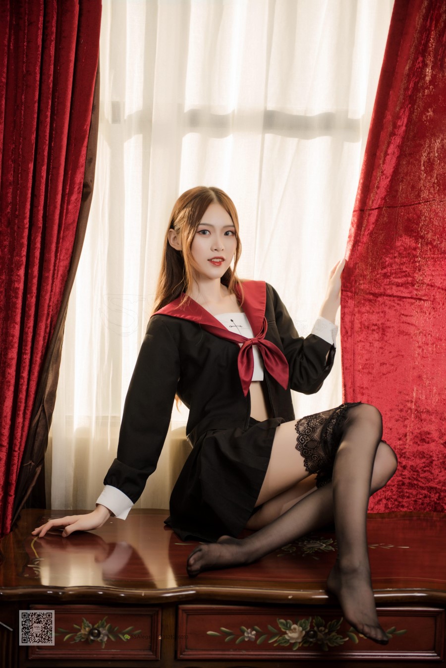 图片[28]-SSA丝社 第011期：小琪琪 暗黑系萝莉少女的Y惑 – 速更版-美库