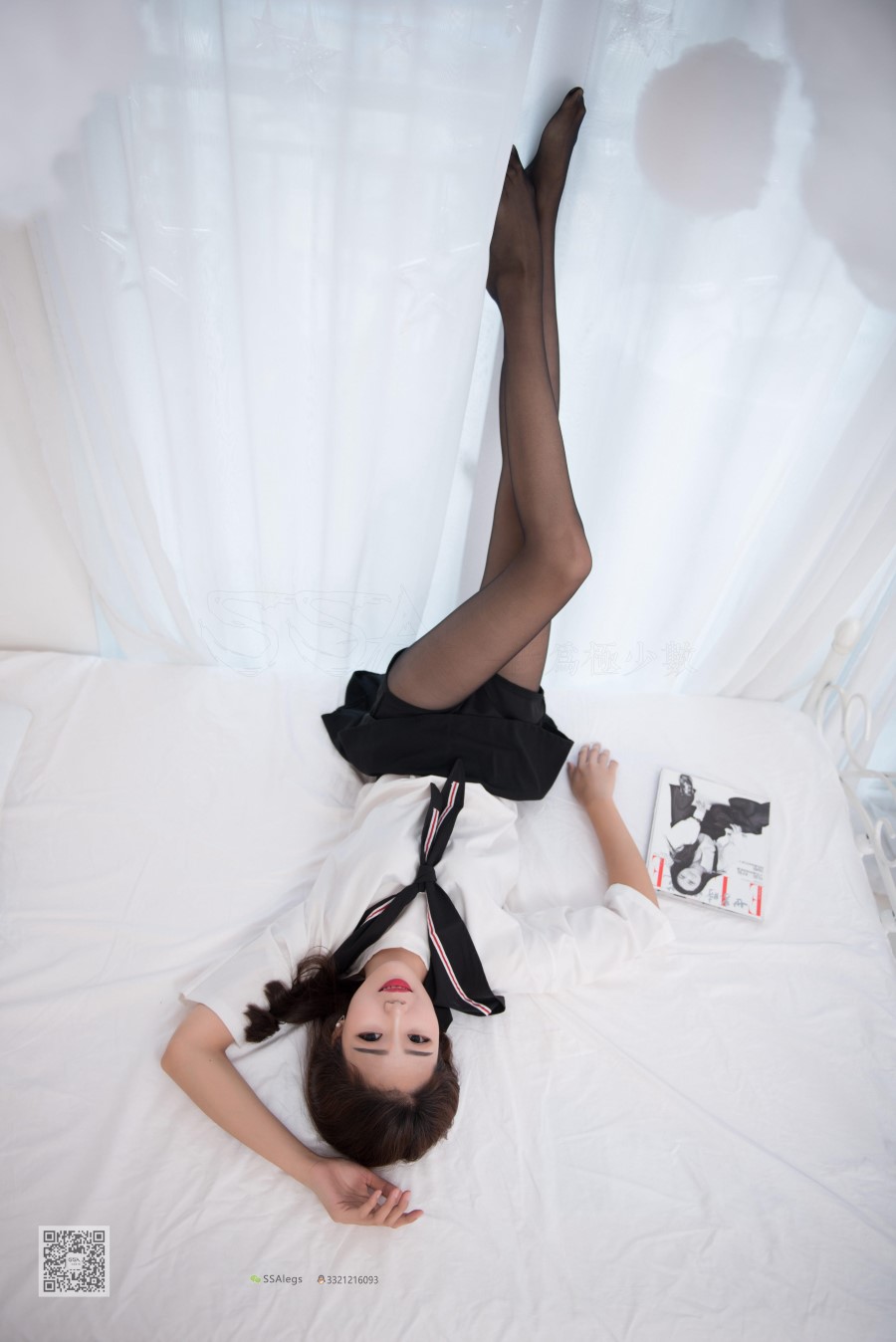 图片[56]-SSA丝社 第013期：欢欢 黄金比例大长腿 – 速更版-美库