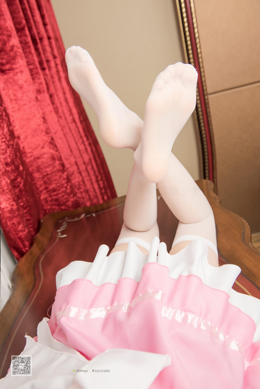 图片[76]-SSA丝社 第012期：小琪琪 我的粉红女仆 – 速更版-美库
