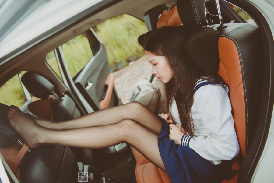 图片[22]-SSA丝社 第017期：小丝妹 佳佳 黑色长筒练车记 – 速更版-美库