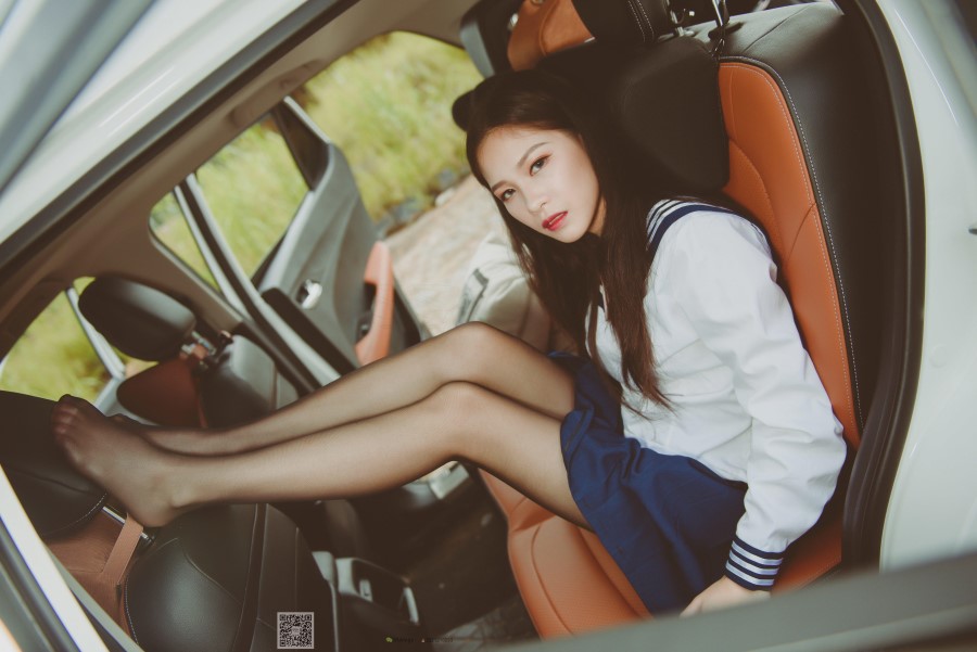 图片[23]-SSA丝社 第017期：小丝妹 佳佳 黑色长筒练车记 – 速更版-美库