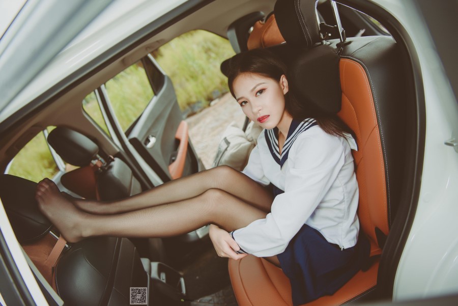 图片[25]-SSA丝社 第017期：小丝妹 佳佳 黑色长筒练车记 – 速更版-美库