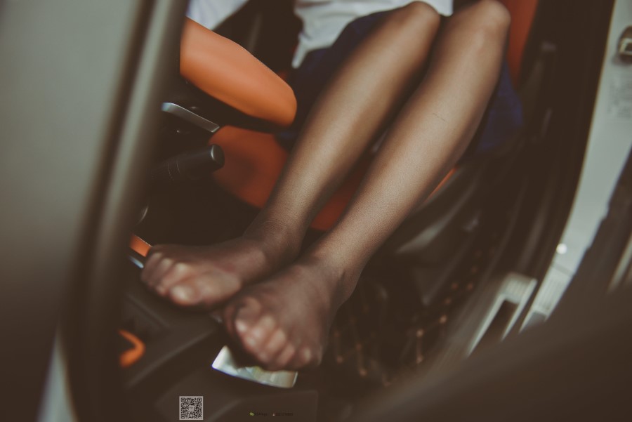 图片[49]-SSA丝社 第017期：小丝妹 佳佳 黑色长筒练车记 – 速更版-美库