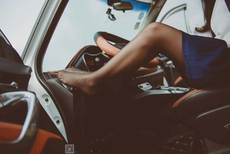 图片[51]-SSA丝社 第017期：小丝妹 佳佳 黑色长筒练车记 – 速更版-美库