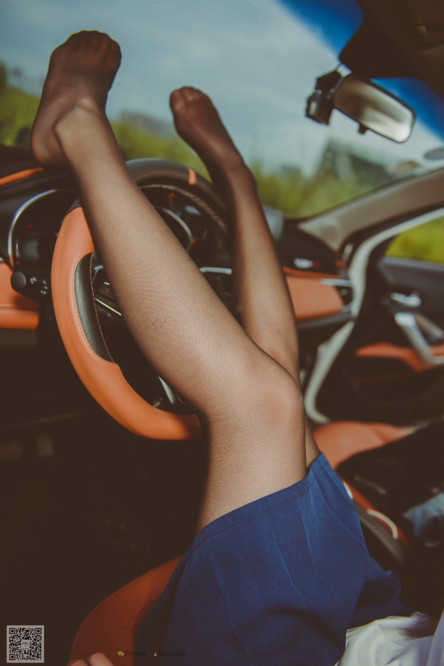 图片[52]-SSA丝社 第017期：小丝妹 佳佳 黑色长筒练车记 – 速更版-美库