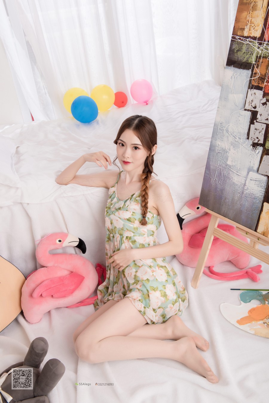 图片[40]-SSA丝社 第022期：琪琪 化身灵魂画师进口肉丝 – 速更版-美库