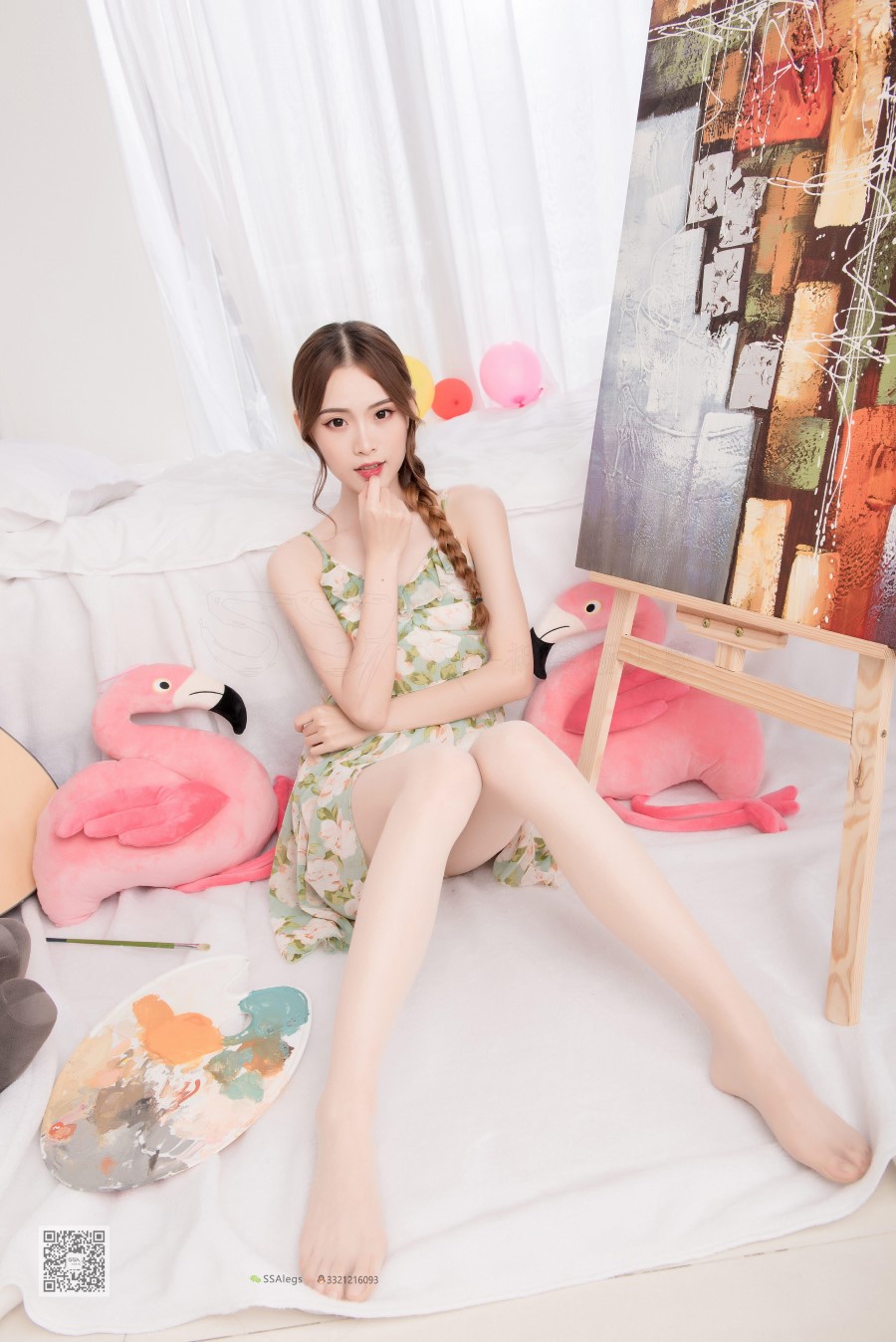 图片[48]-SSA丝社 第022期：琪琪 化身灵魂画师进口肉丝 – 速更版-美库