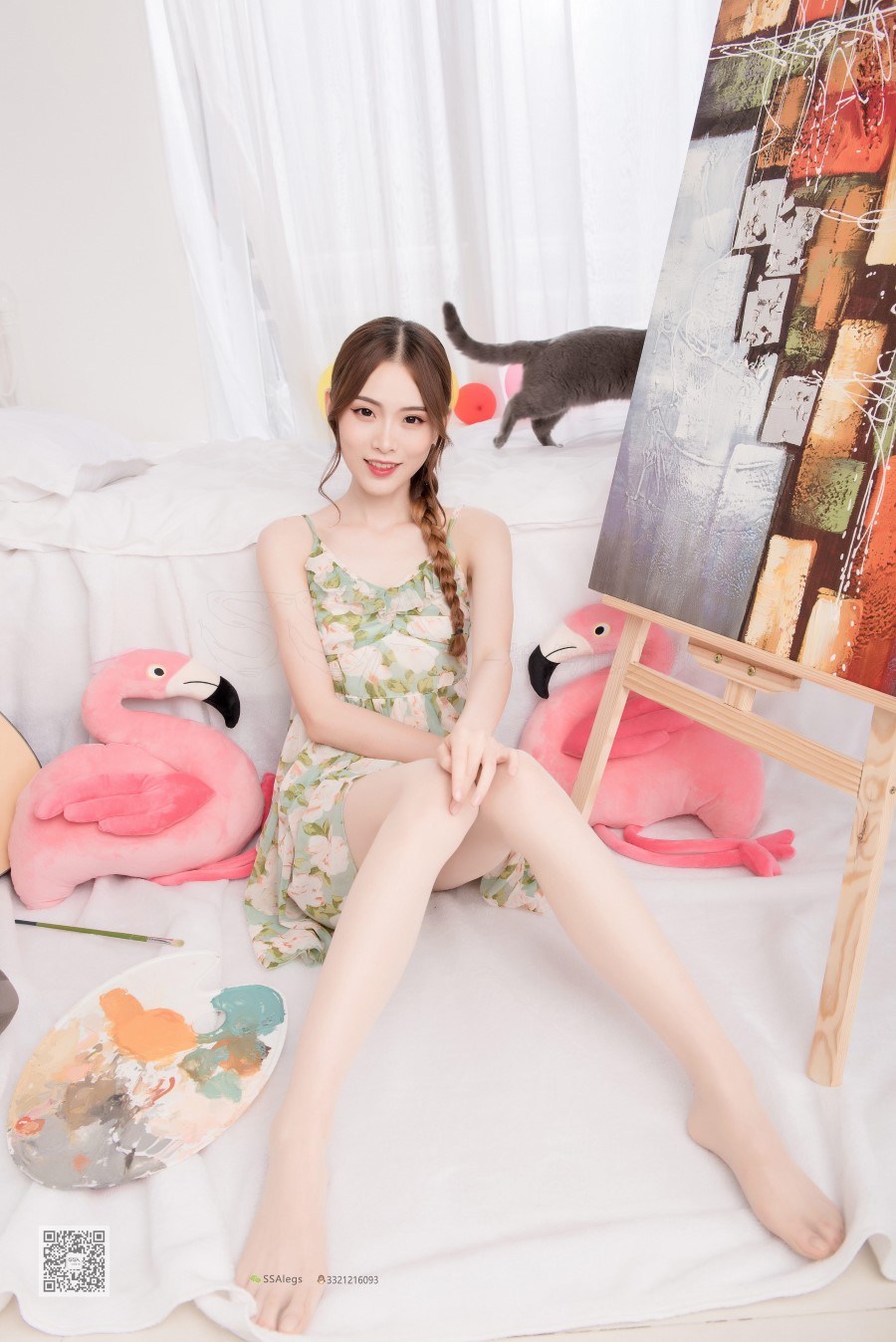 图片[58]-SSA丝社 第022期：琪琪 化身灵魂画师进口肉丝 – 速更版-美库