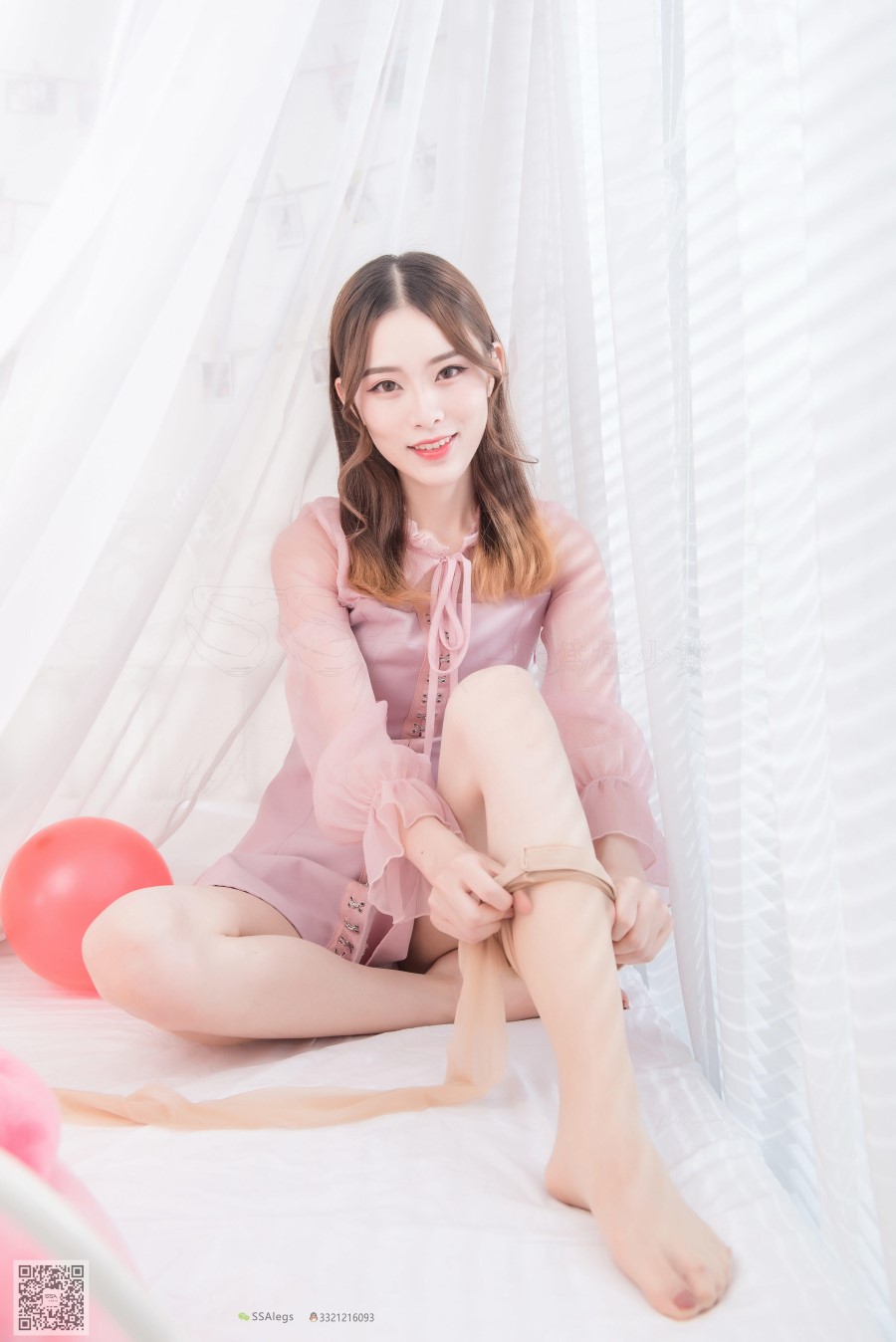 图片[8]-[SSA丝社] 027 小琪琪 肉色开档丝袜 清纯美女的Y惑 – 速更版-美库