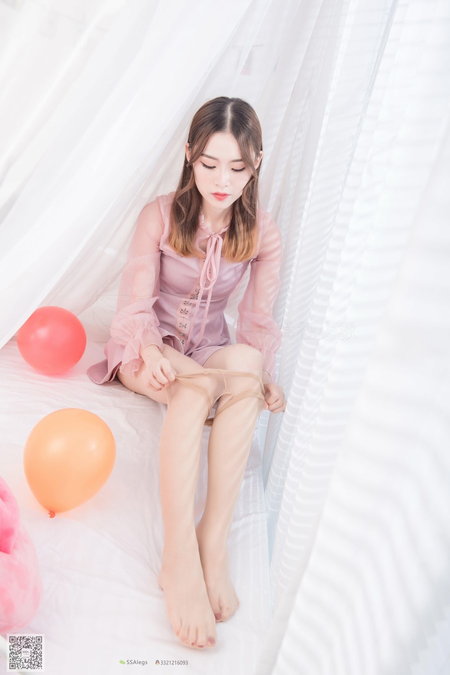 图片[13]-[SSA丝社] 027 小琪琪 肉色开档丝袜 清纯美女的Y惑 – 速更版-美库