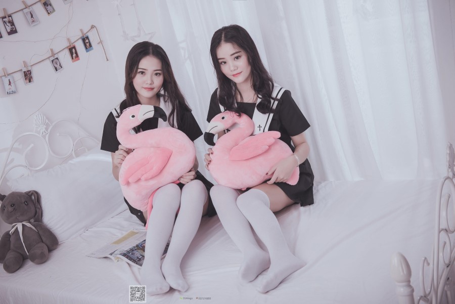 图片[16]-[SSA丝社] NO.028 青青姐妹 姐妹花的JK情 – 速更版-美库