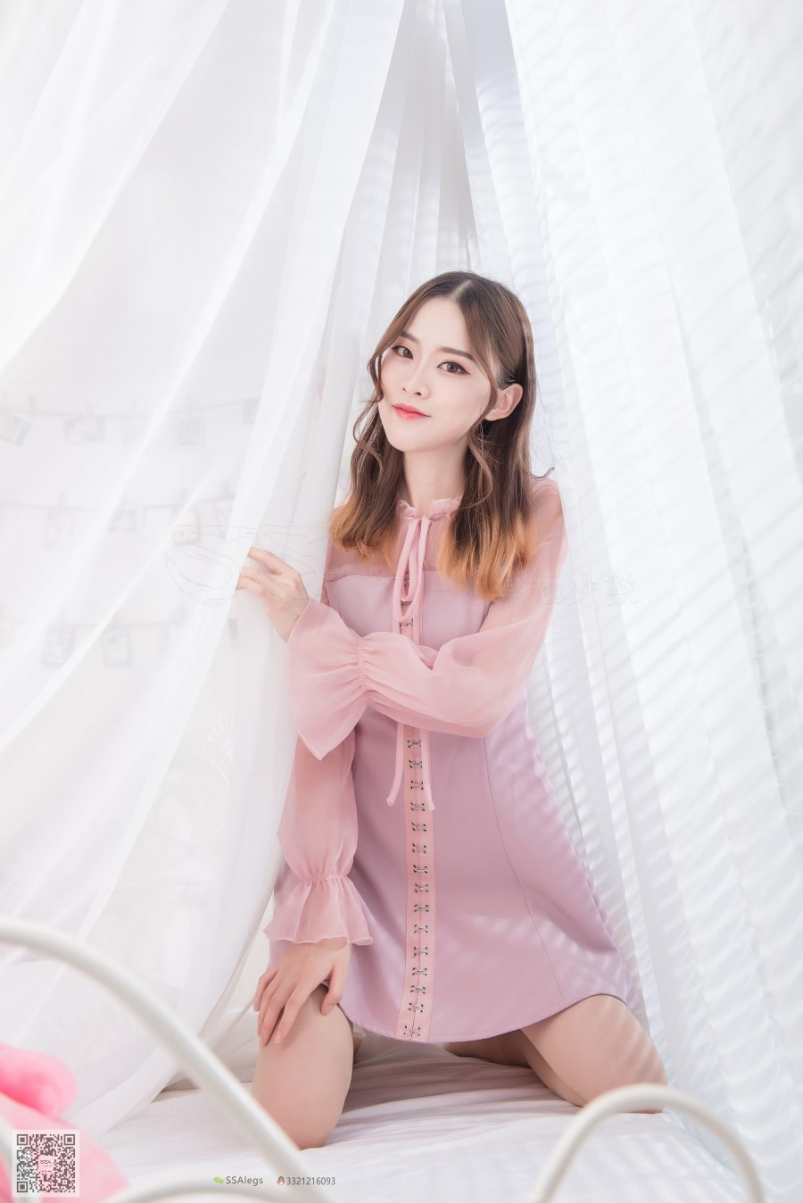 图片[50]-[SSA丝社] 027 小琪琪 肉色开档丝袜 清纯美女的Y惑 – 速更版-美库