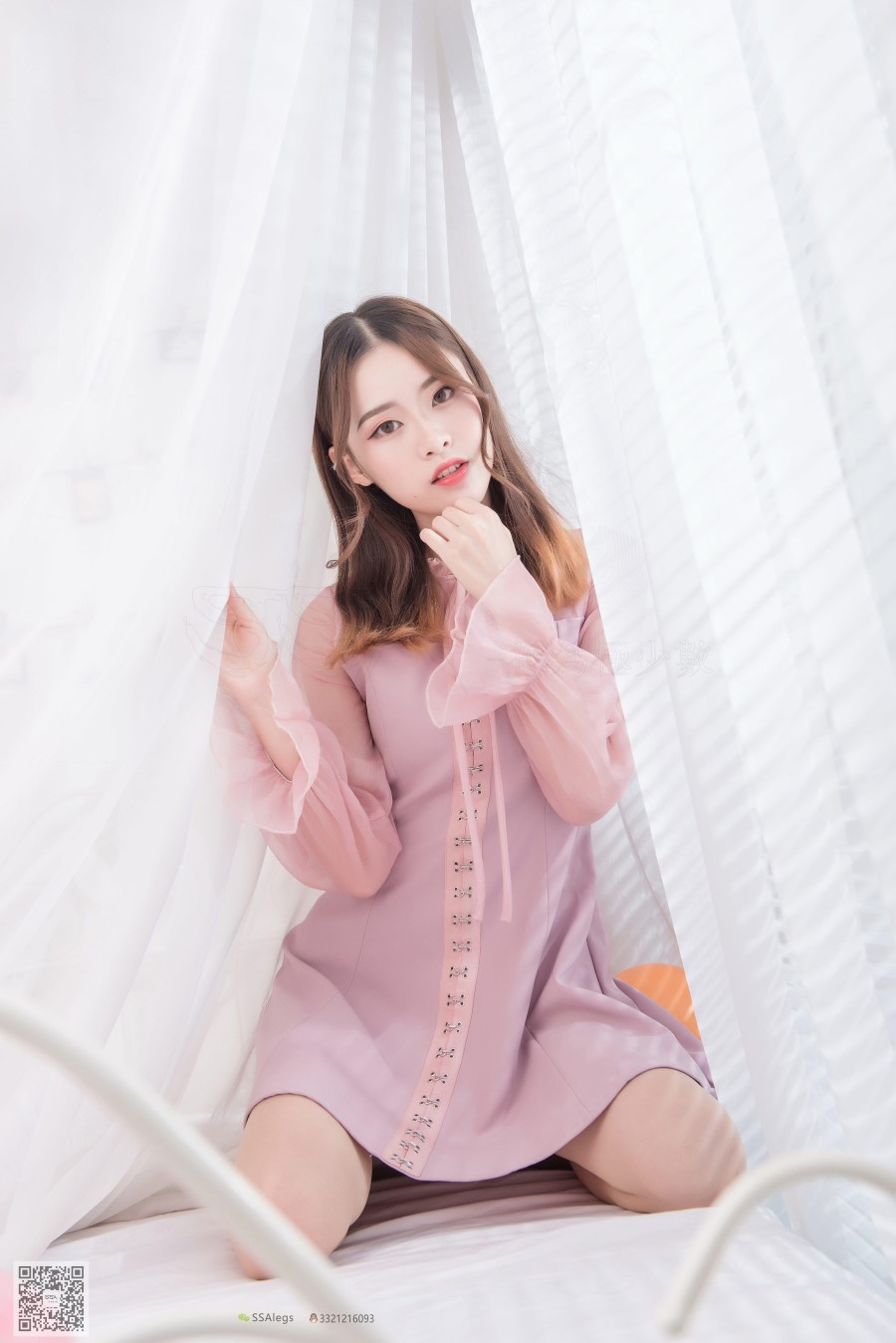 图片[51]-[SSA丝社] 027 小琪琪 肉色开档丝袜 清纯美女的Y惑 – 速更版-美库