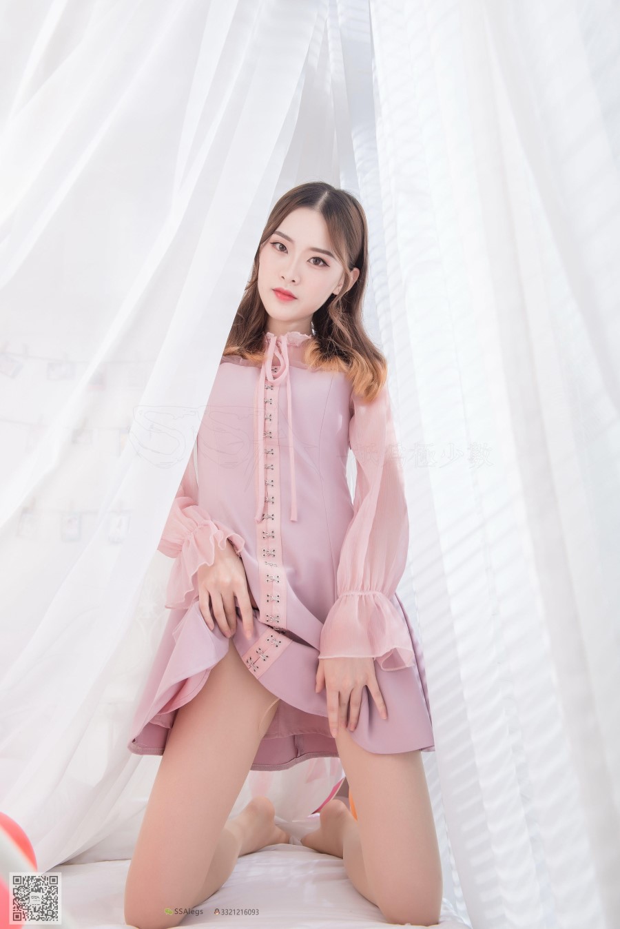 图片[54]-[SSA丝社] 027 小琪琪 肉色开档丝袜 清纯美女的Y惑 – 速更版-美库