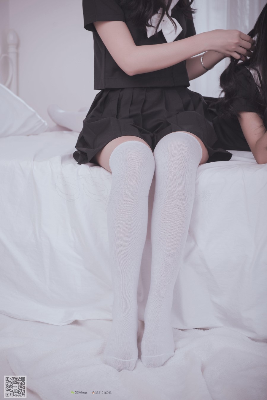 图片[66]-[SSA丝社] NO.028 青青姐妹 姐妹花的JK情 – 速更版-美库