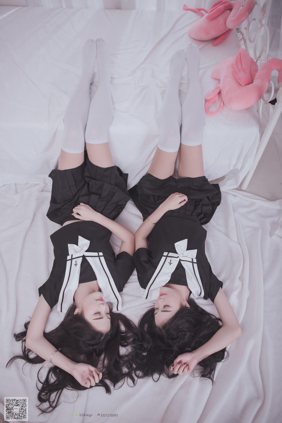 图片[70]-[SSA丝社] NO.028 青青姐妹 姐妹花的JK情 – 速更版-美库