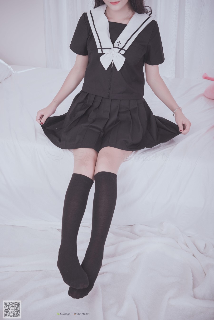 图片[80]-[SSA丝社] NO.028 青青姐妹 姐妹花的JK情 – 速更版-美库