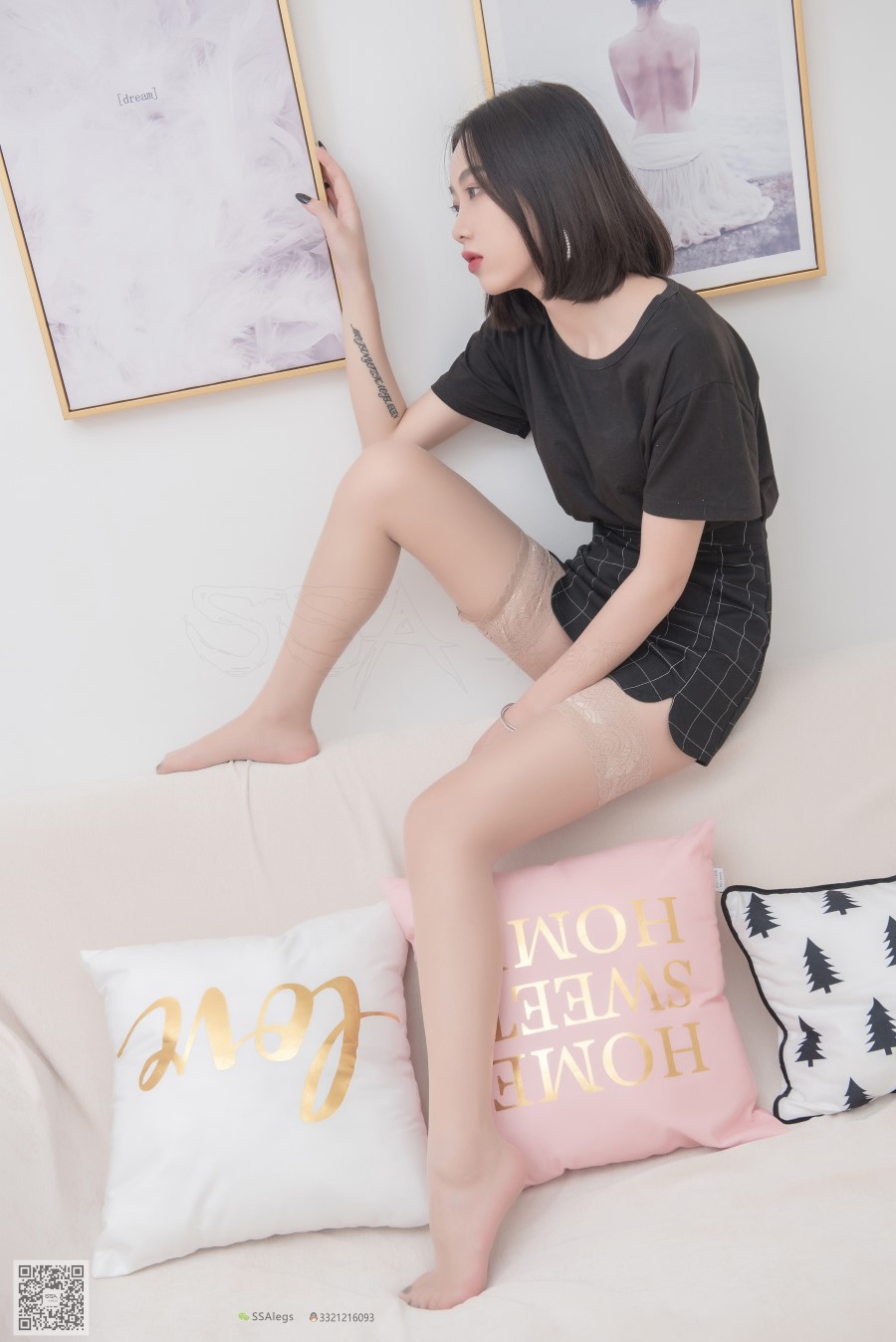 图片[38]-SSA丝社 第031期：邻家美腿 大大的长筒肉丝 – 速更版-美库