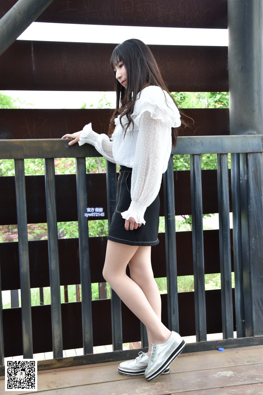 图片[13]-[大生模拍] No.015 琦琦-公园里的短裙肉丝 在线浏览 – 速更版-美库