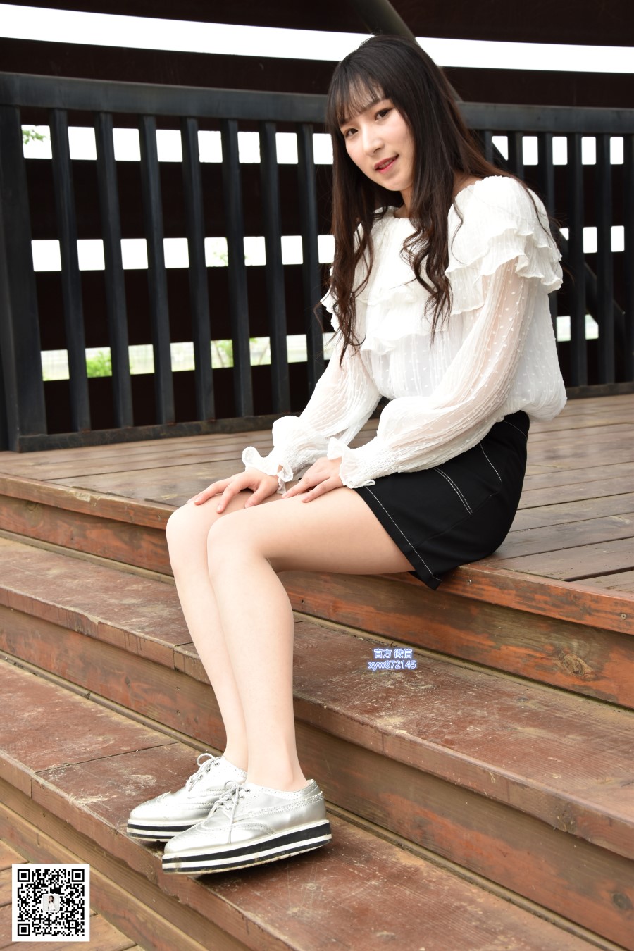 图片[17]-[大生模拍] No.015 琦琦-公园里的短裙肉丝 在线浏览 – 速更版-美库