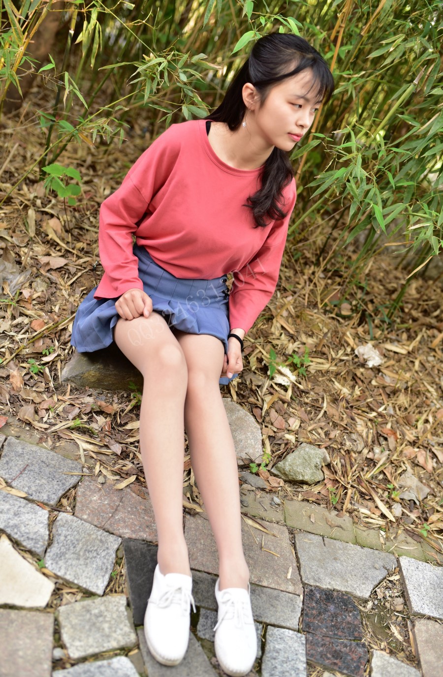 图片[9]-[大生模拍] No.035 晶晶-小清新肉丝 在线浏览 – 速更版-美库