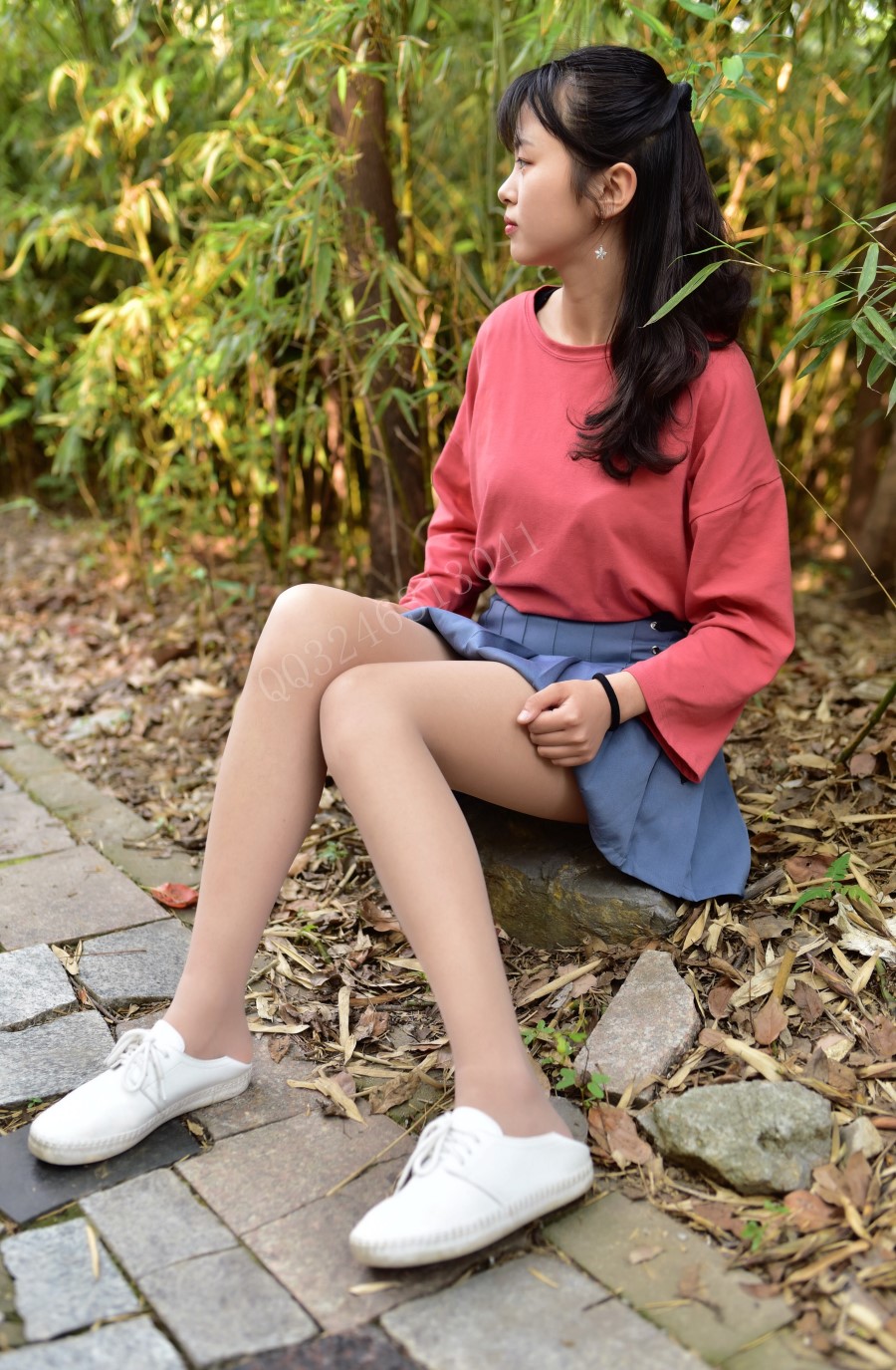 图片[10]-[大生模拍] No.035 晶晶-小清新肉丝 在线浏览 – 速更版-美库