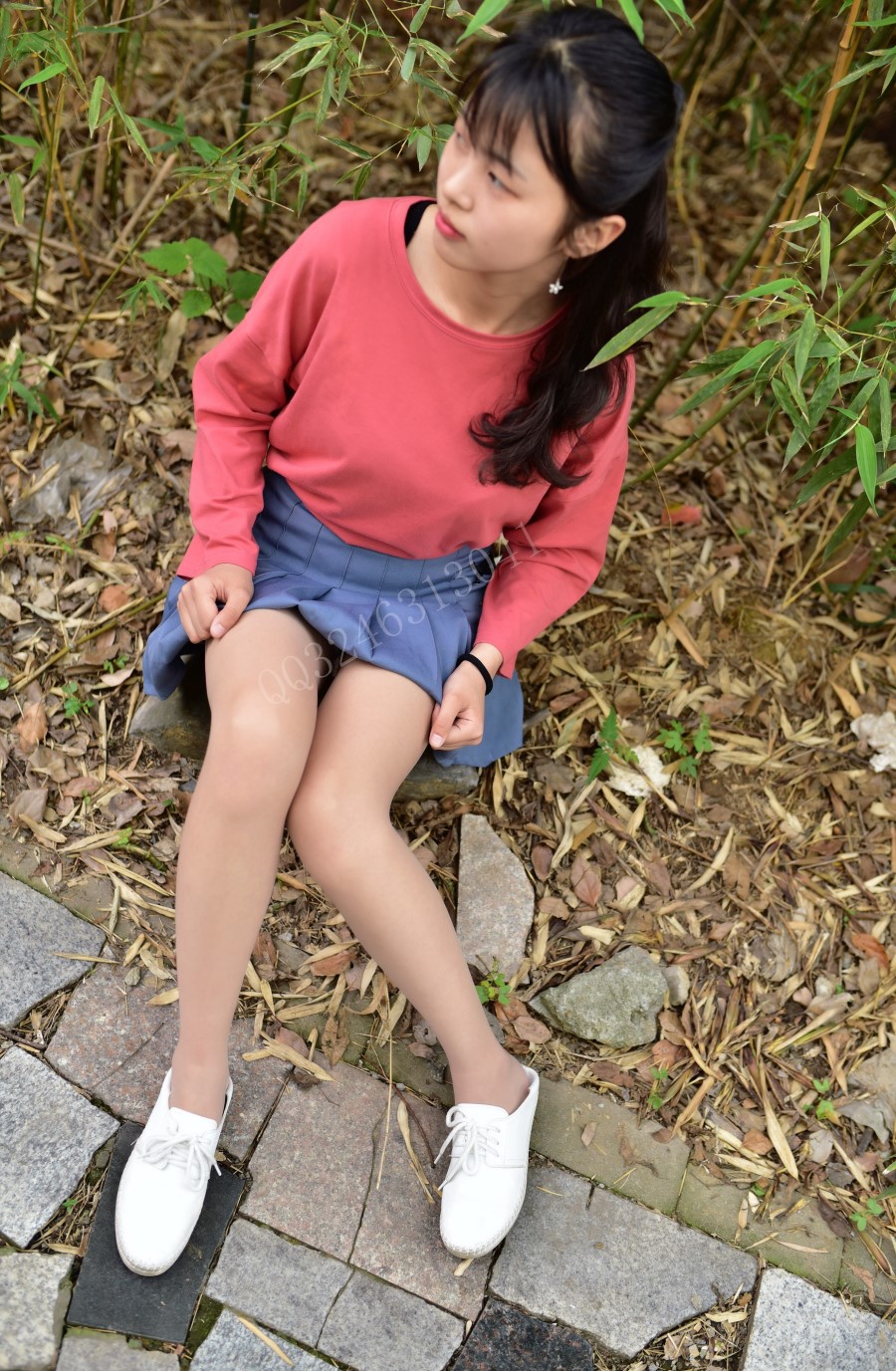 图片[11]-[大生模拍] No.035 晶晶-小清新肉丝 在线浏览 – 速更版-美库