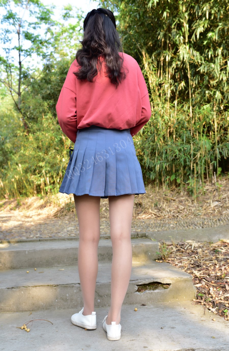 图片[14]-[大生模拍] No.035 晶晶-小清新肉丝 在线浏览 – 速更版-美库