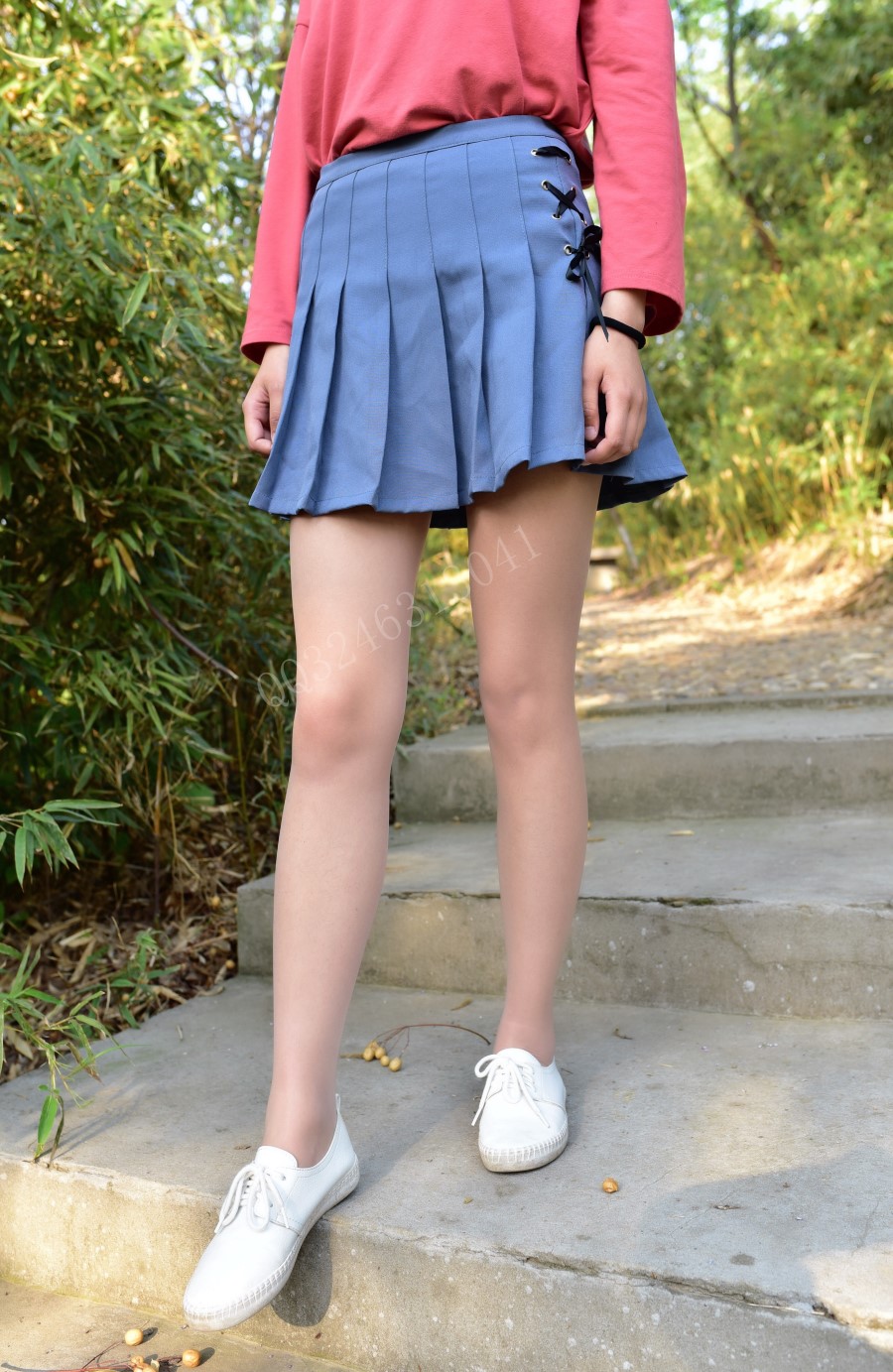 图片[15]-[大生模拍] No.035 晶晶-小清新肉丝 在线浏览 – 速更版-美库