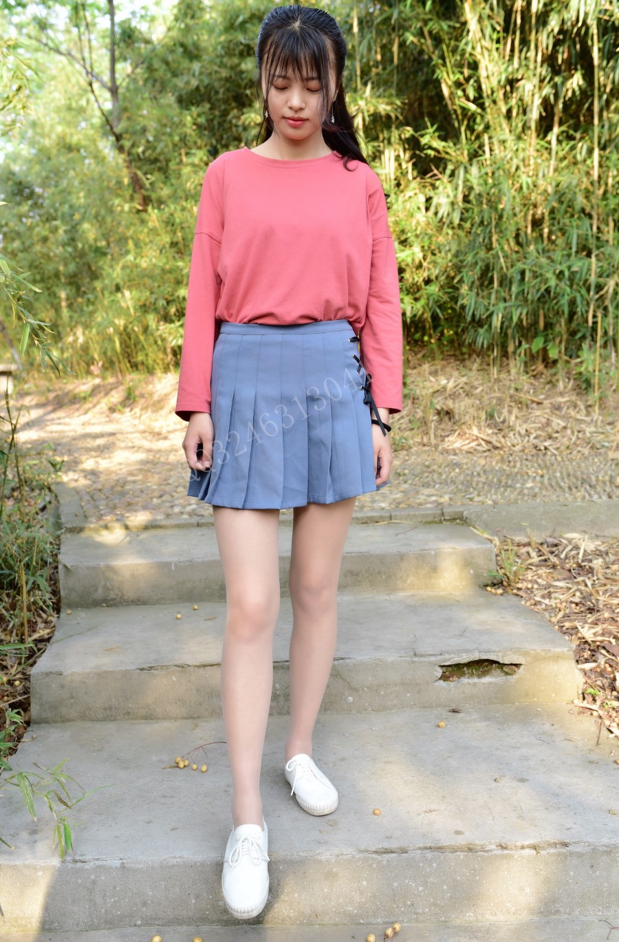 图片[29]-[大生模拍] No.035 晶晶-小清新肉丝 在线浏览 – 速更版-美库