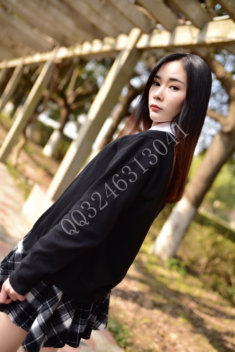 图片[24]-[大生模拍] No.054 婉儿-逛公园 在线浏览 – 速更版-美库