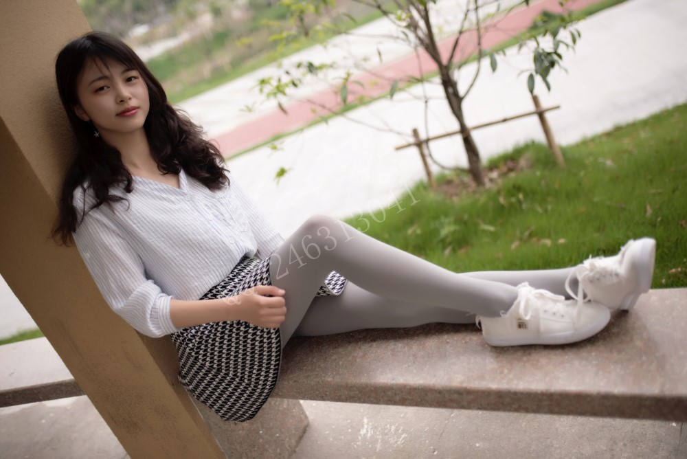 图片[7]-[大生模拍] No.059 晶晶-第一次尝试厚灰丝 在线浏览 – 速更版-美库