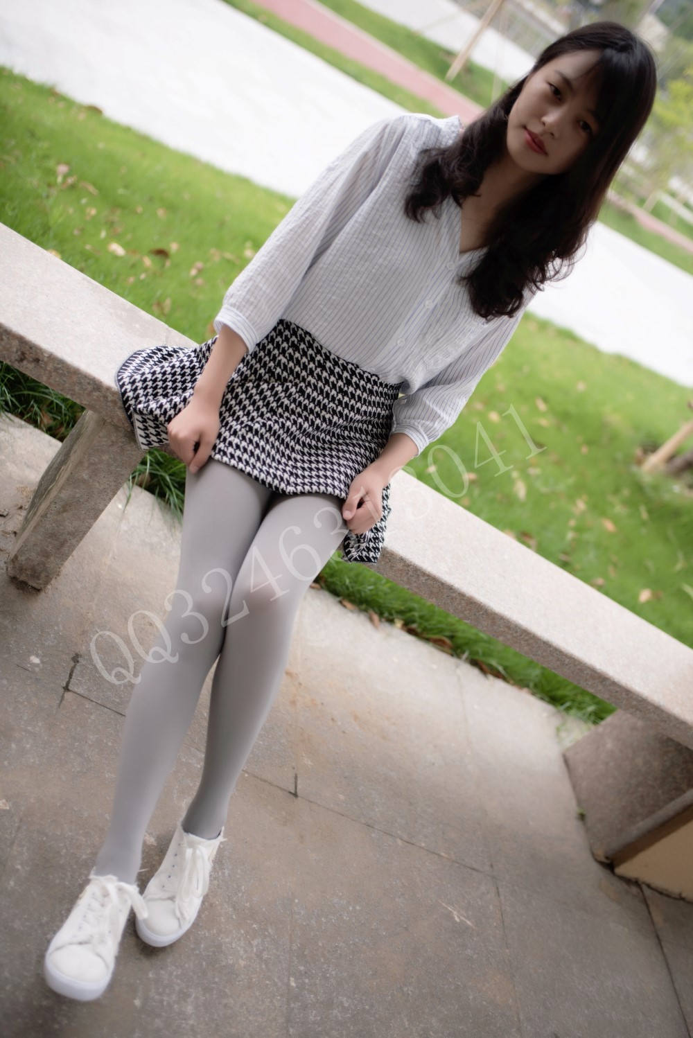 图片[15]-[大生模拍] No.059 晶晶-第一次尝试厚灰丝 在线浏览 – 速更版-美库