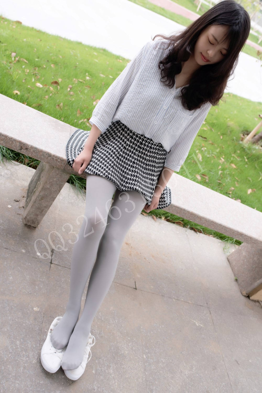 图片[31]-[大生模拍] No.059 晶晶-第一次尝试厚灰丝 在线浏览 – 速更版-美库