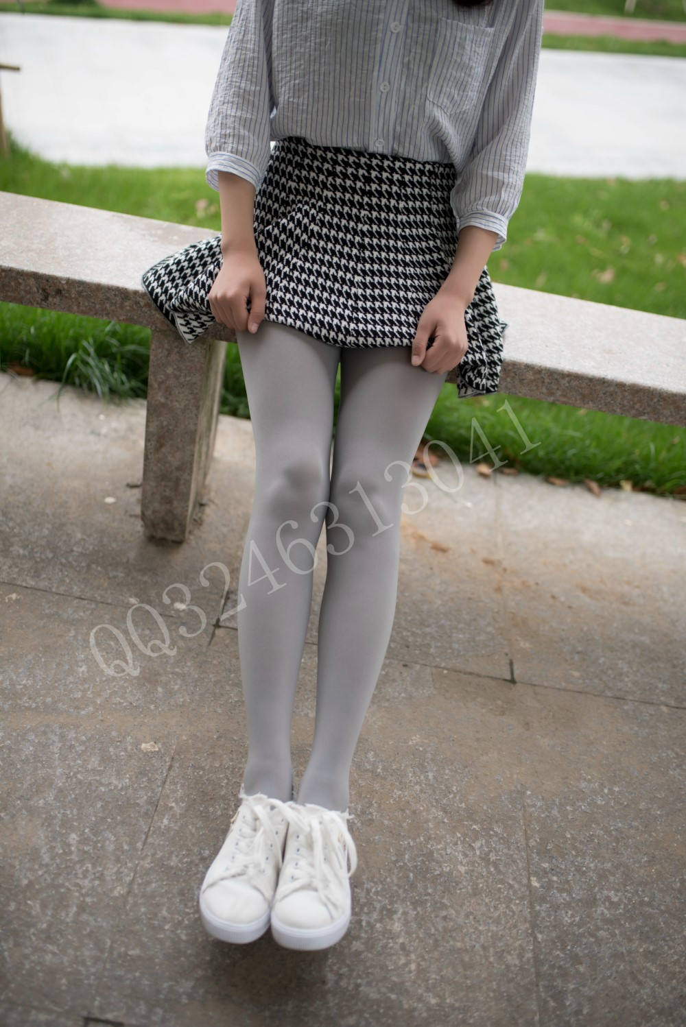 图片[34]-[大生模拍] No.059 晶晶-第一次尝试厚灰丝 在线浏览 – 速更版-美库