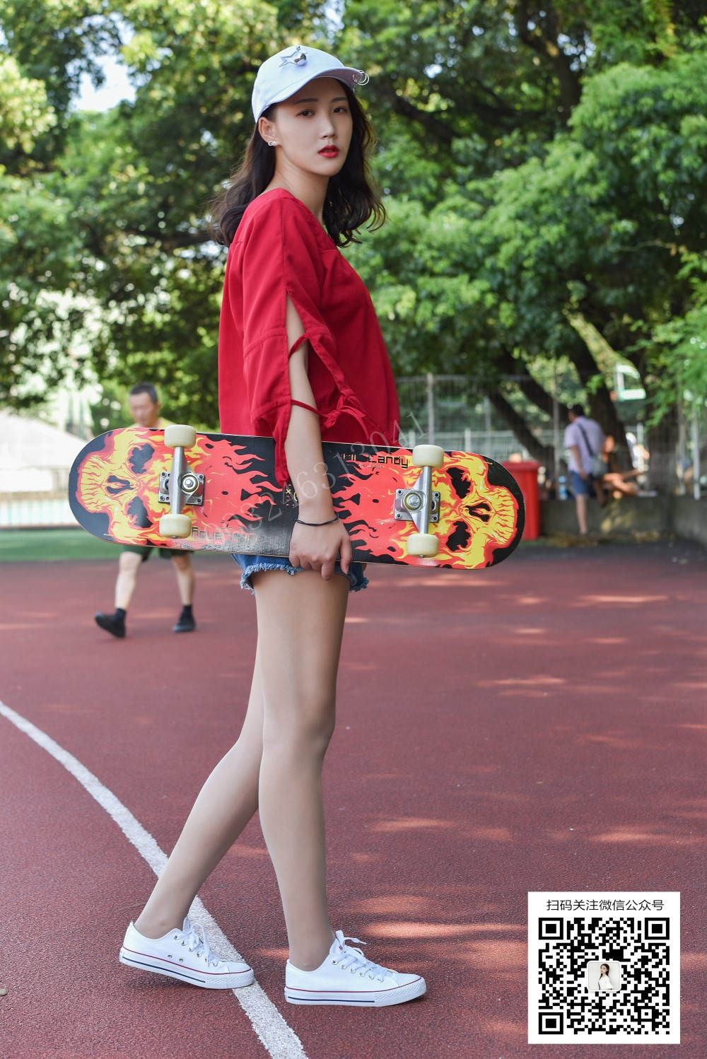 图片[7]-[大生模拍] No.078 悦悦-穿着丝袜玩滑板 在线浏览 – 速更版-美库