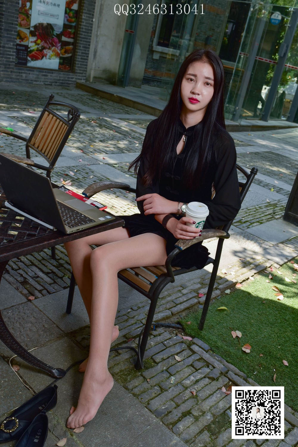 图片[17]-[大生模拍] No.081 小梅-星巴克门口秀肉丝 在线浏览 – 速更版-美库