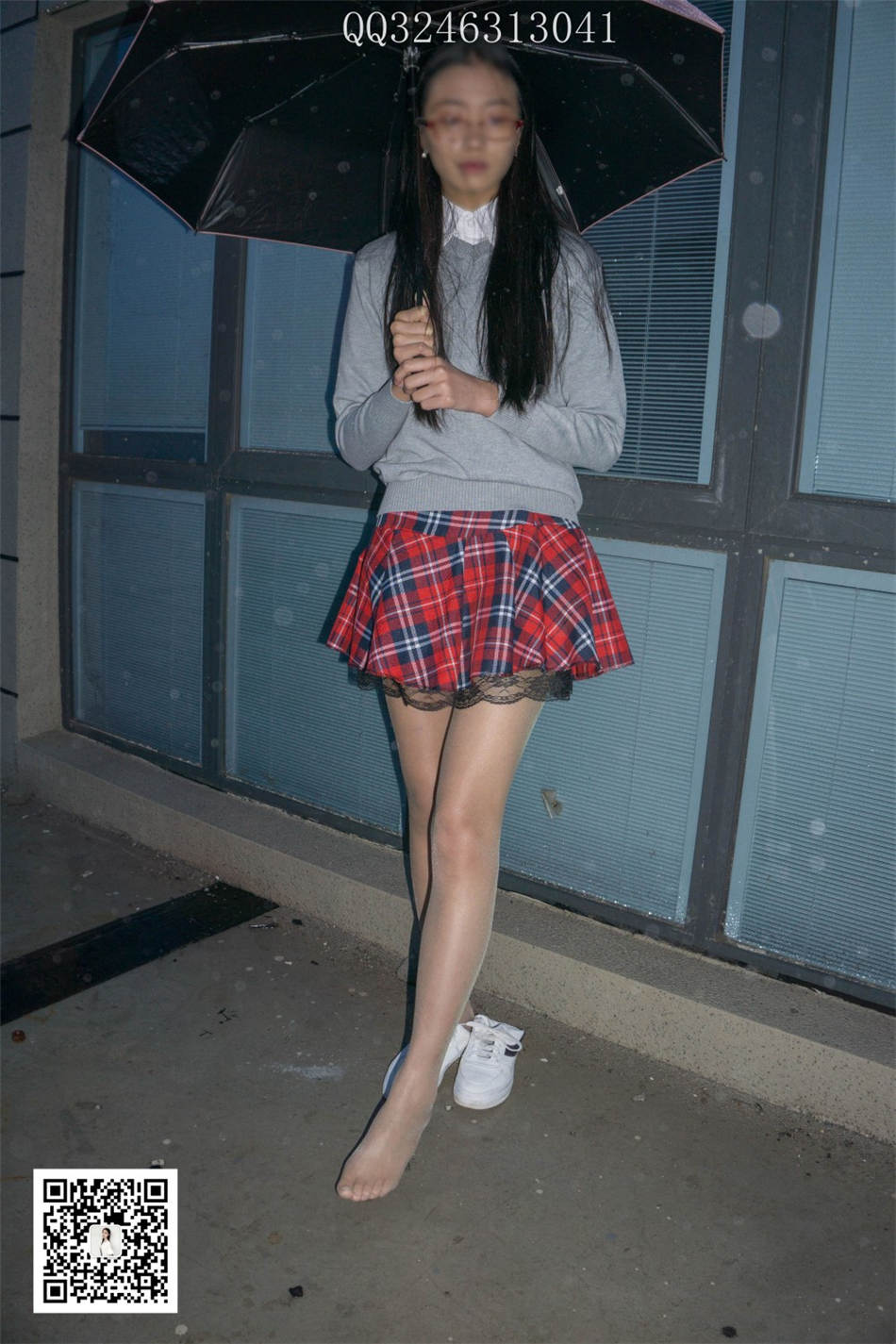 图片[19]-[大生模拍] No.099 轩轩 夜色中的亮丝丝（完整版） 在线浏览 – 速更版-美库