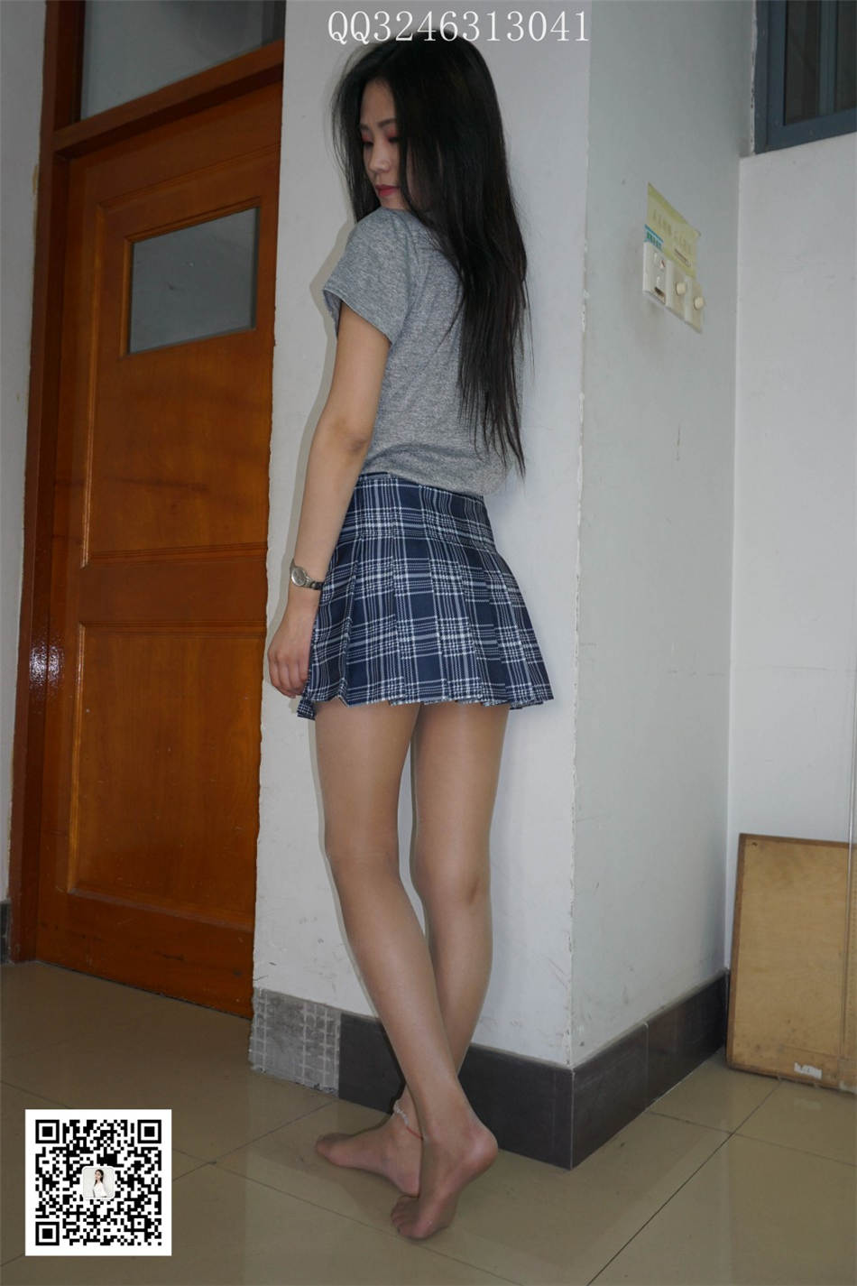 图片[51]-[大生模拍] No.097 珊儿-模特身材妹子教室穿丝袜脱鞋 在线浏览 – 速更版-美库