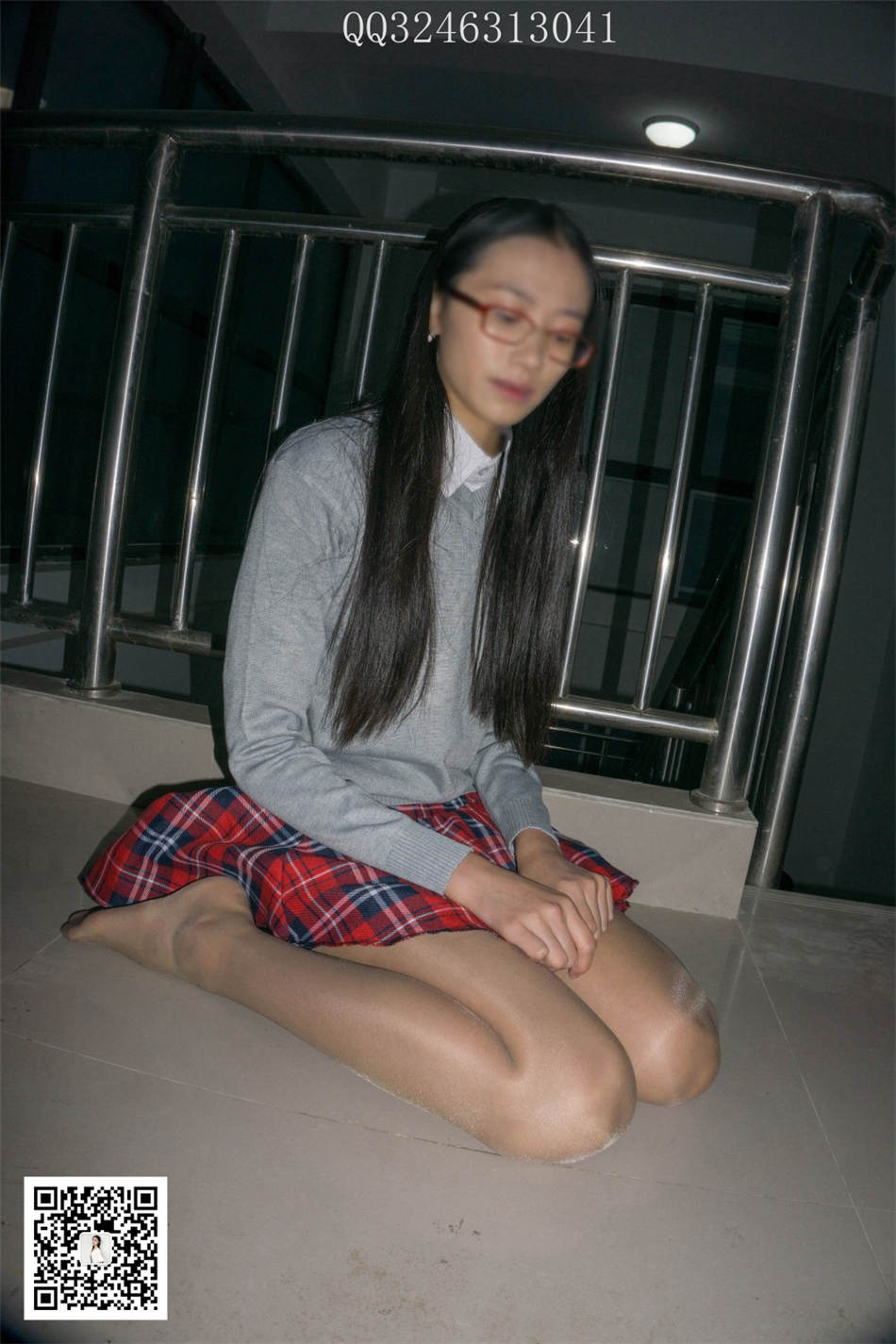 图片[43]-[大生模拍] No.099 轩轩 夜色中的亮丝丝（完整版） 在线浏览 – 速更版-美库