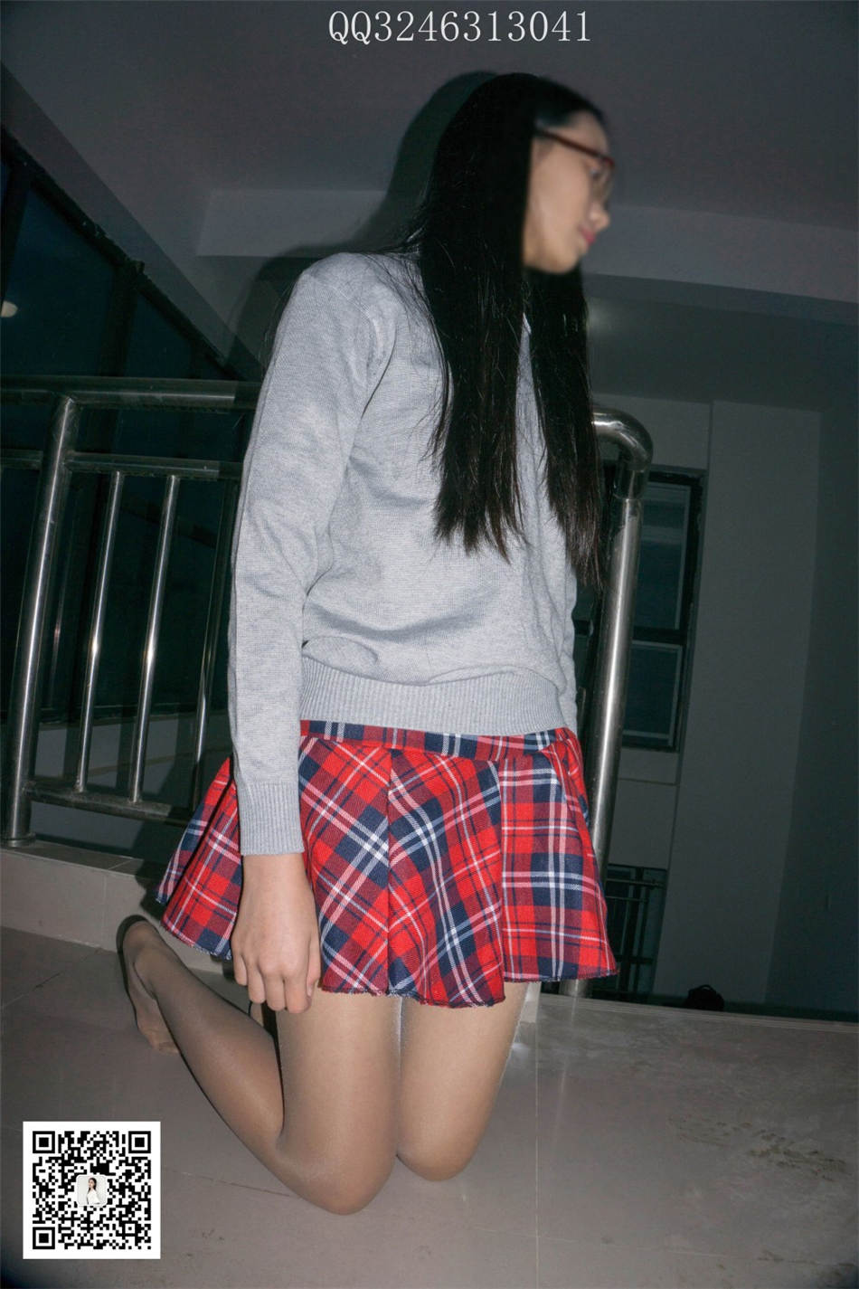 图片[45]-[大生模拍] No.099 轩轩 夜色中的亮丝丝（完整版） 在线浏览 – 速更版-美库