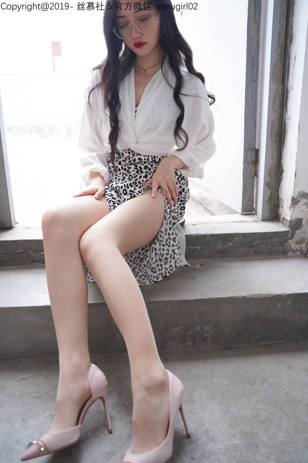 图片[46]-[丝慕GIRL]SM015期 模特：双双 天天一元《双双的豹纹吊带裙》 在线浏览 – 速更版-美库