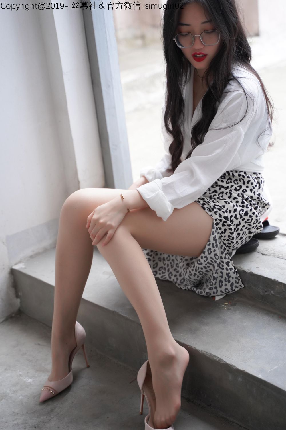 图片[55]-[丝慕GIRL]SM015期 模特：双双 天天一元《双双的豹纹吊带裙》 在线浏览 – 速更版-美库