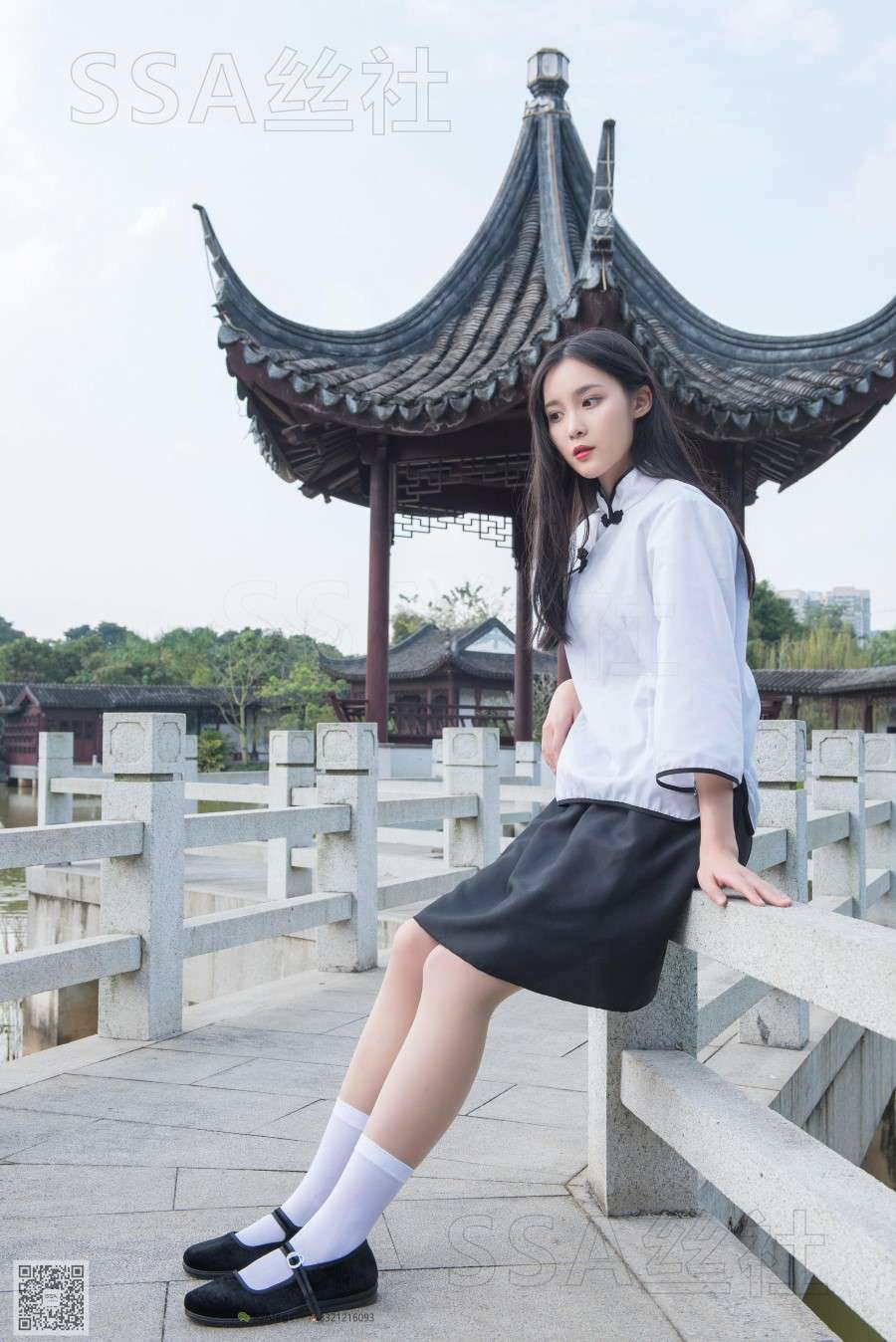 图片[22]-[SSA丝社] NO.068 丽萍 冬日的民国学妹穿进口肉丝 在线浏览 – 速更版-美库