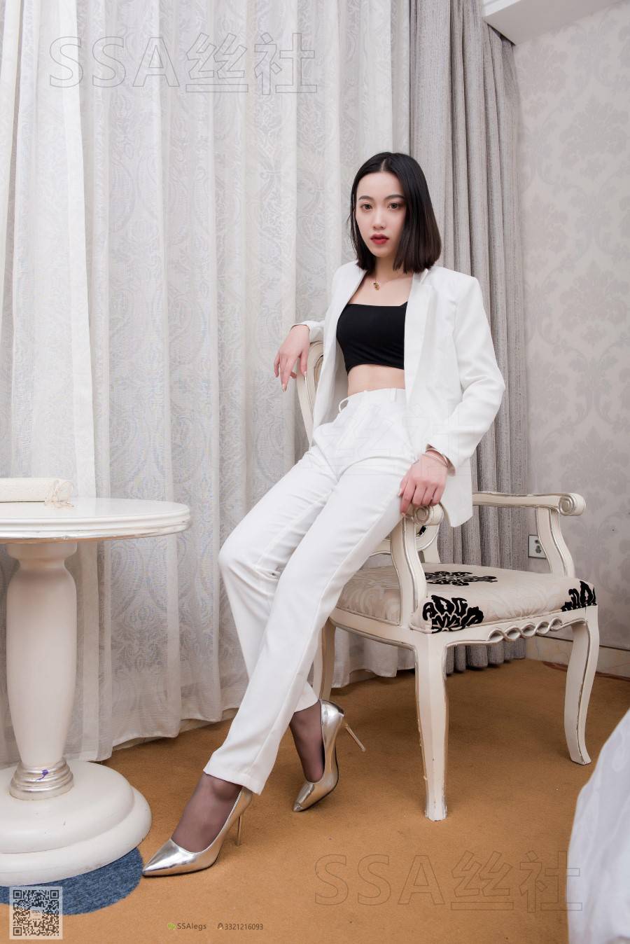 图片[44]-[SSA丝社] NO.065 大大 白色职业装裤里丝 在线浏览 – 速更版-美库