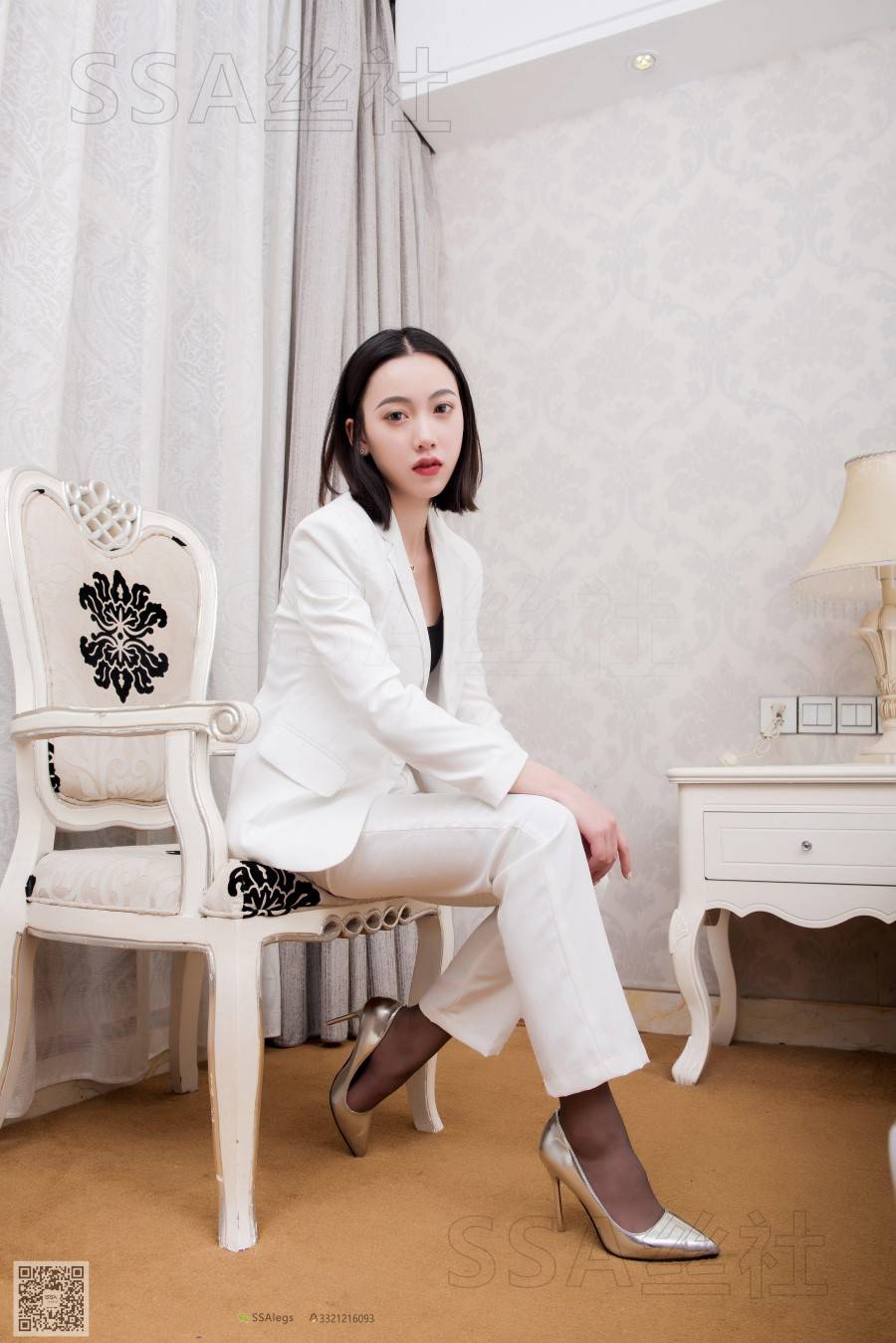 图片[85]-[SSA丝社] NO.065 大大 白色职业装裤里丝 在线浏览 – 速更版-美库